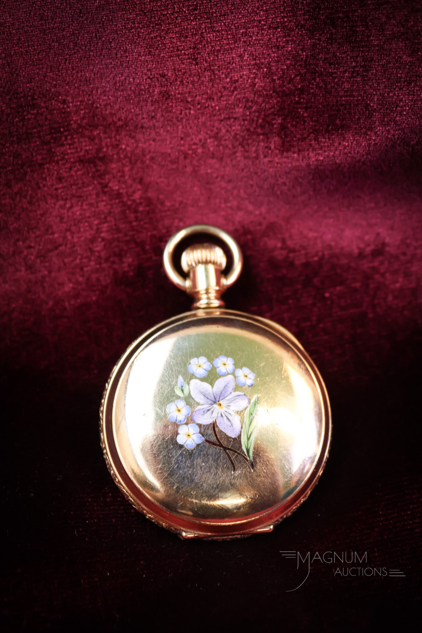 Ladies American Waltham Hunter's Case Gold-Filled Pocket Watch (1 of 14)