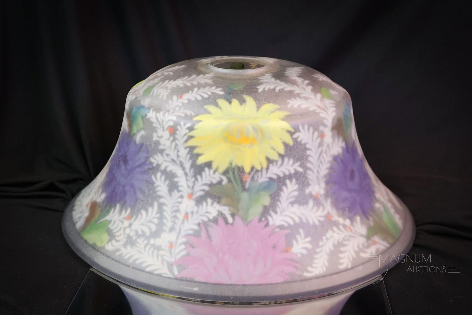 Pairpoint Reverse Painted Antique Table Lamp - 10