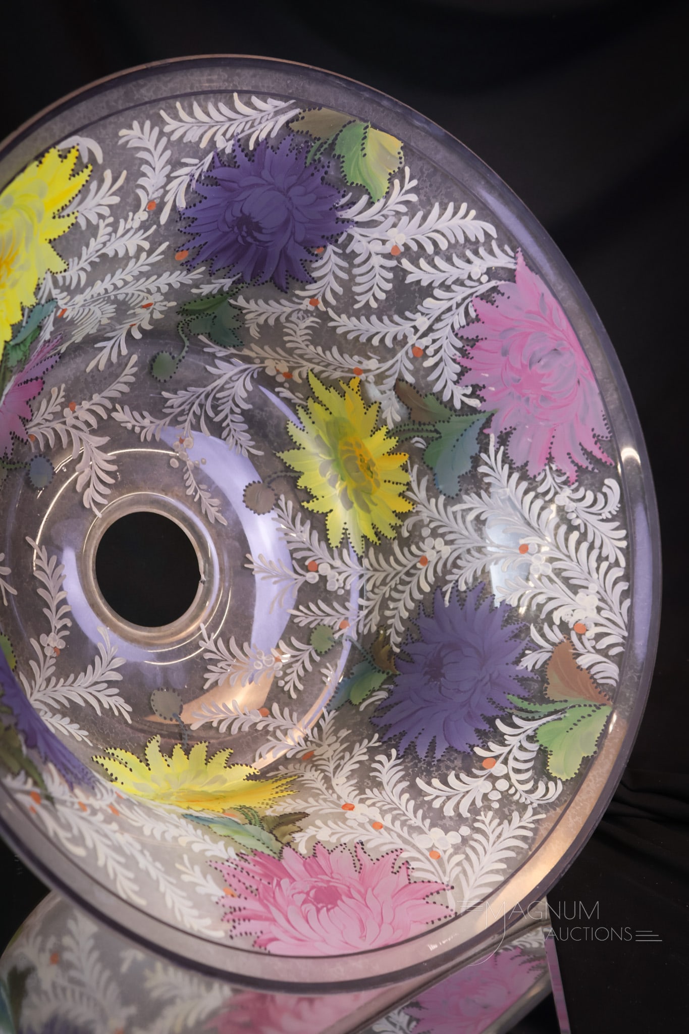 Pairpoint Reverse Painted Antique Table Lamp - 11