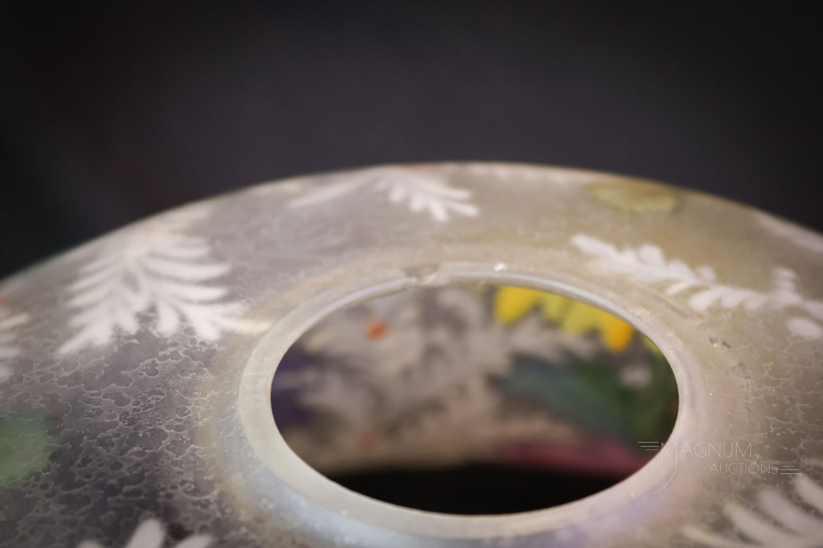 Pairpoint Reverse Painted Antique Table Lamp - 14