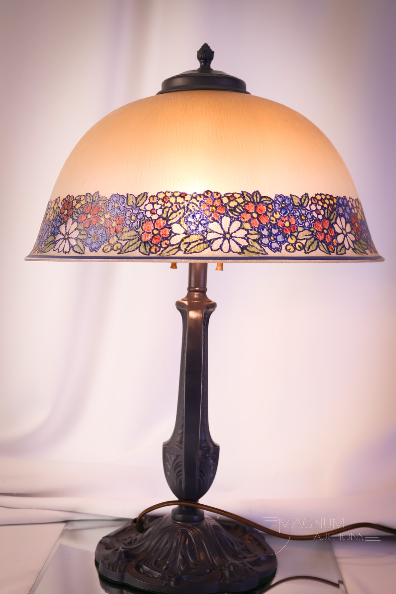 Pittsburgh Painted Antique Table Lamp - 2