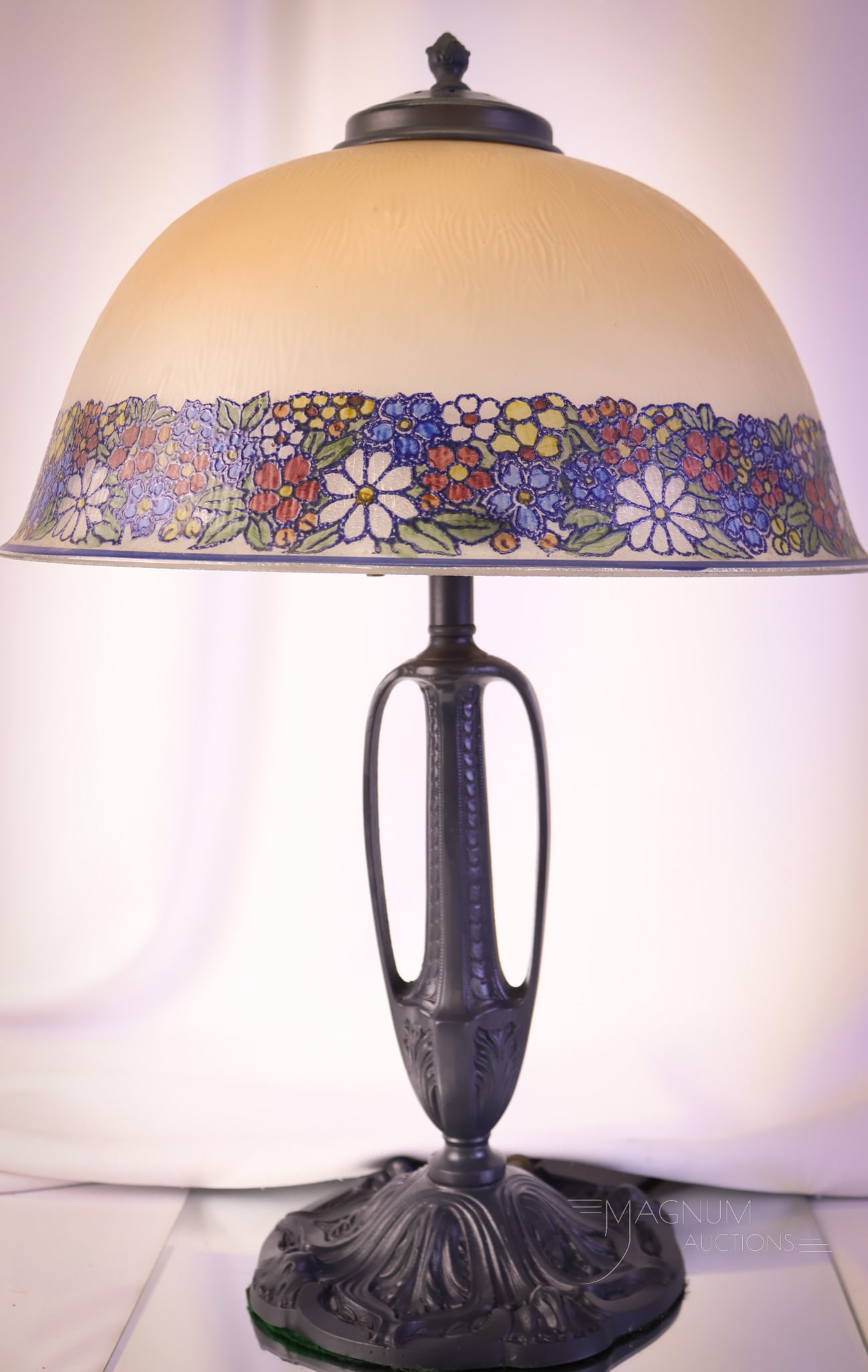 Pittsburgh Painted Antique Table Lamp - 4