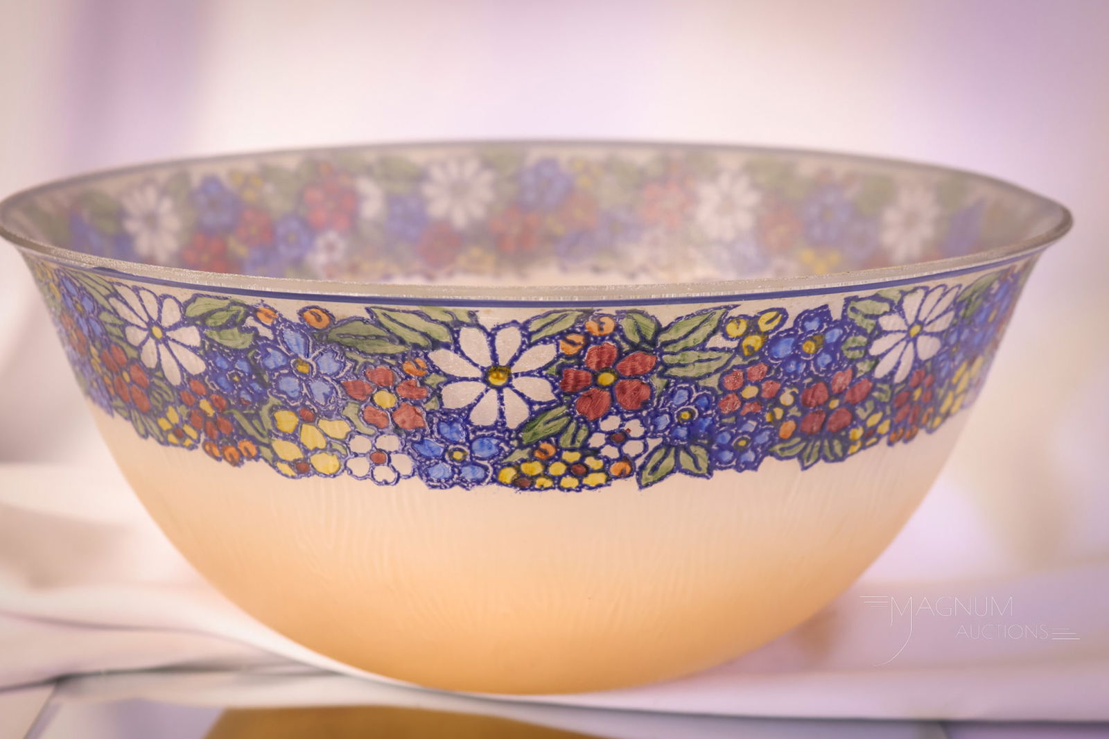 Pittsburgh Painted Antique Table Lamp - 8