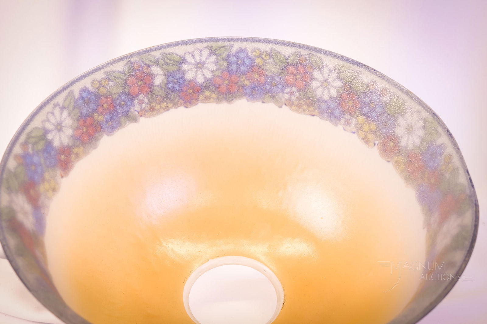 Pittsburgh Painted Antique Table Lamp - 9