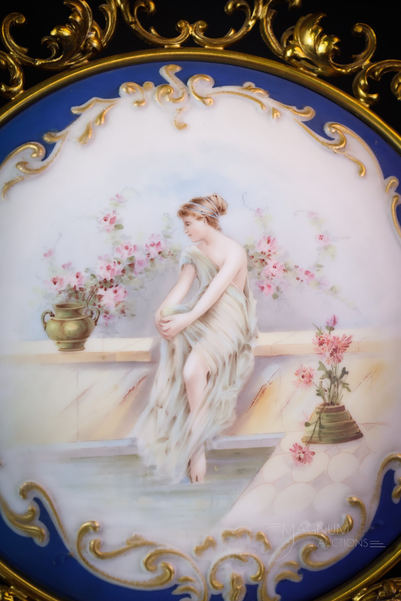 Rare Wavecrest Victorian Scroll Mold Wall Plaque - 2