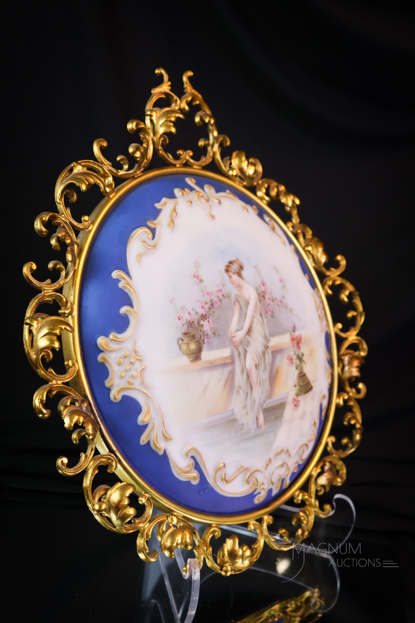 Rare Wavecrest Victorian Scroll Mold Wall Plaque - 3