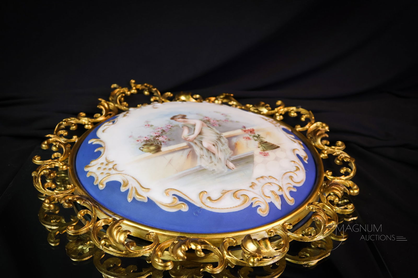 Rare Wavecrest Victorian Scroll Mold Wall Plaque - 5