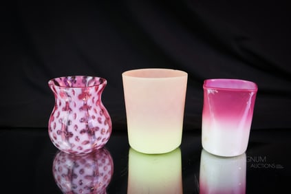 3 pc Lot Victorian Toothpick Holders New England Mt. Washington & Consolidated