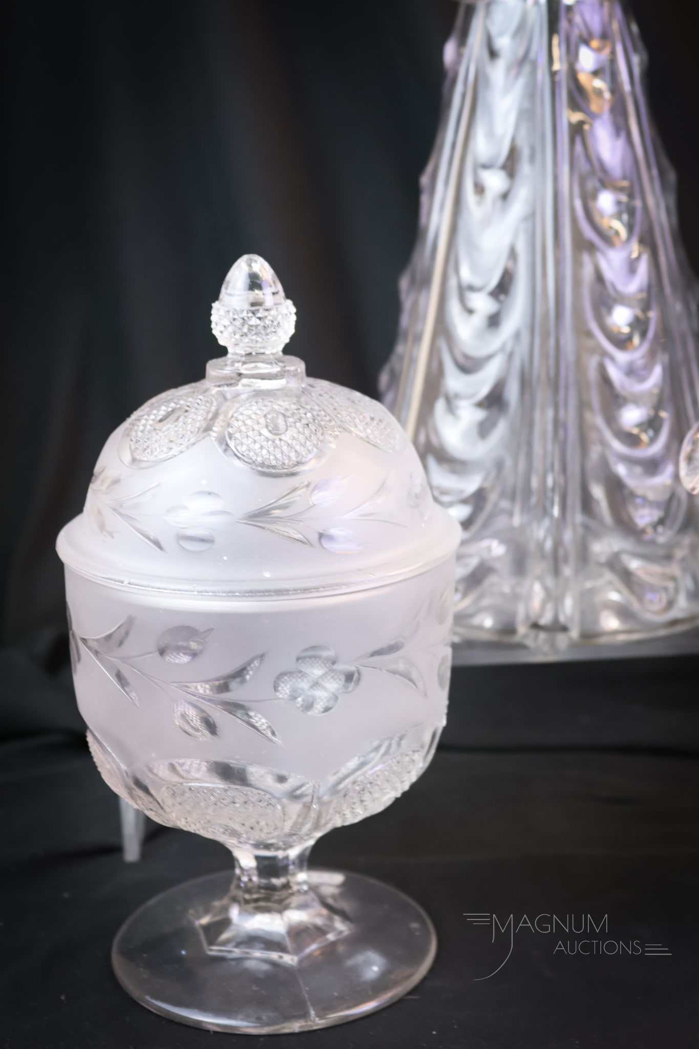 5 pc Lot EAPG Flint & More Pattern Glass - 2