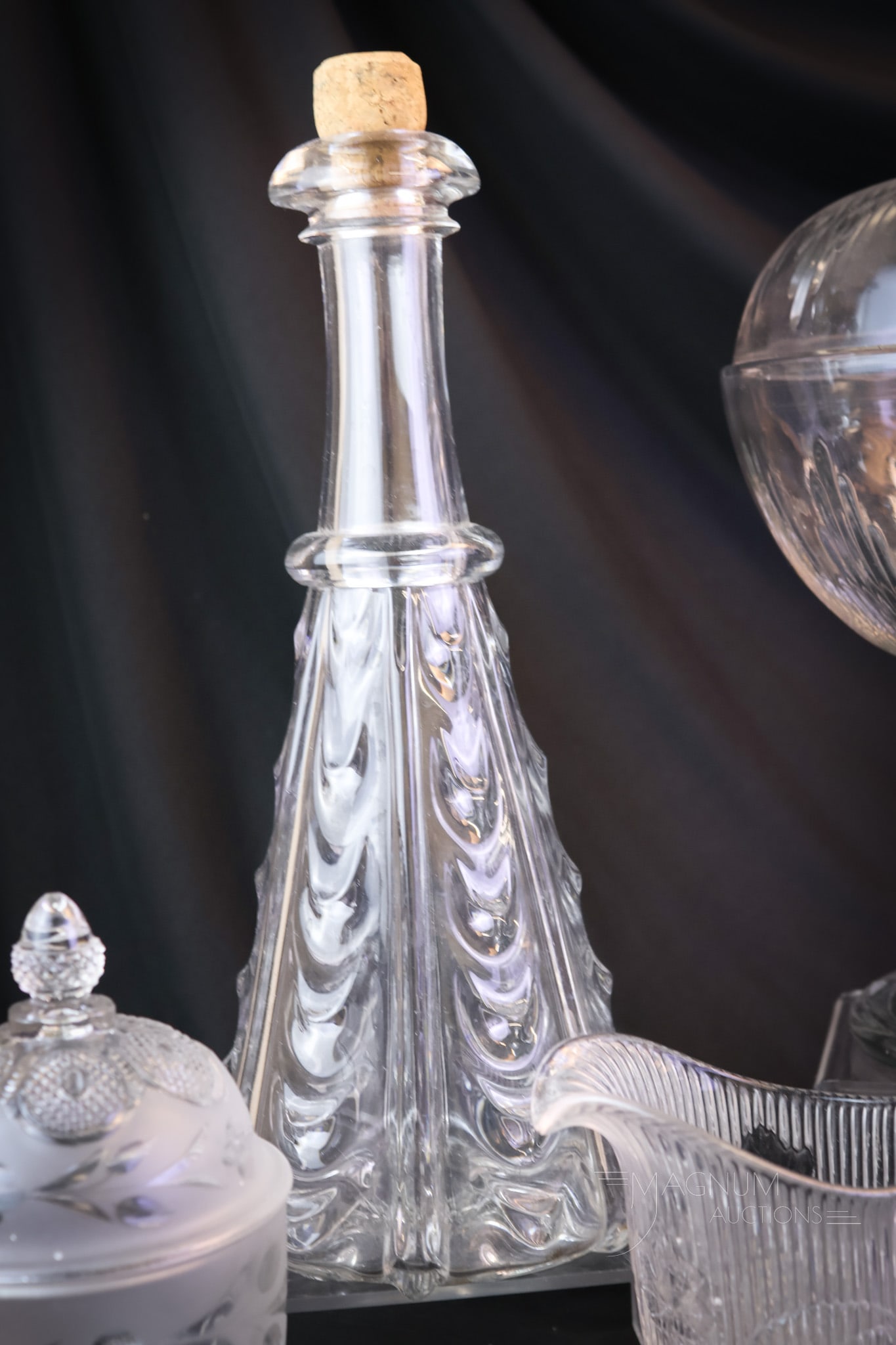 5 pc Lot EAPG Flint & More Pattern Glass - 3