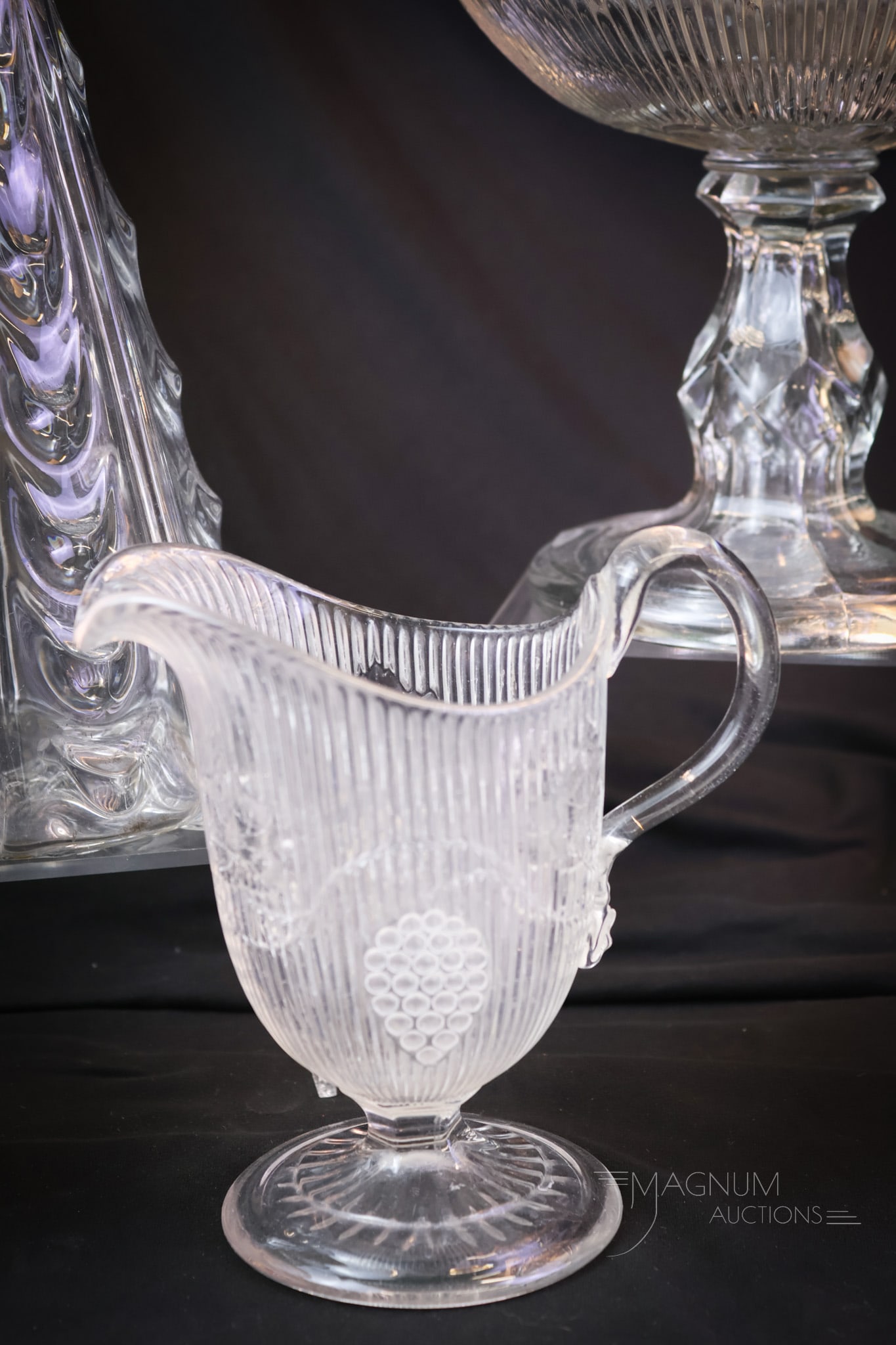 5 pc Lot EAPG Flint & More Pattern Glass - 4