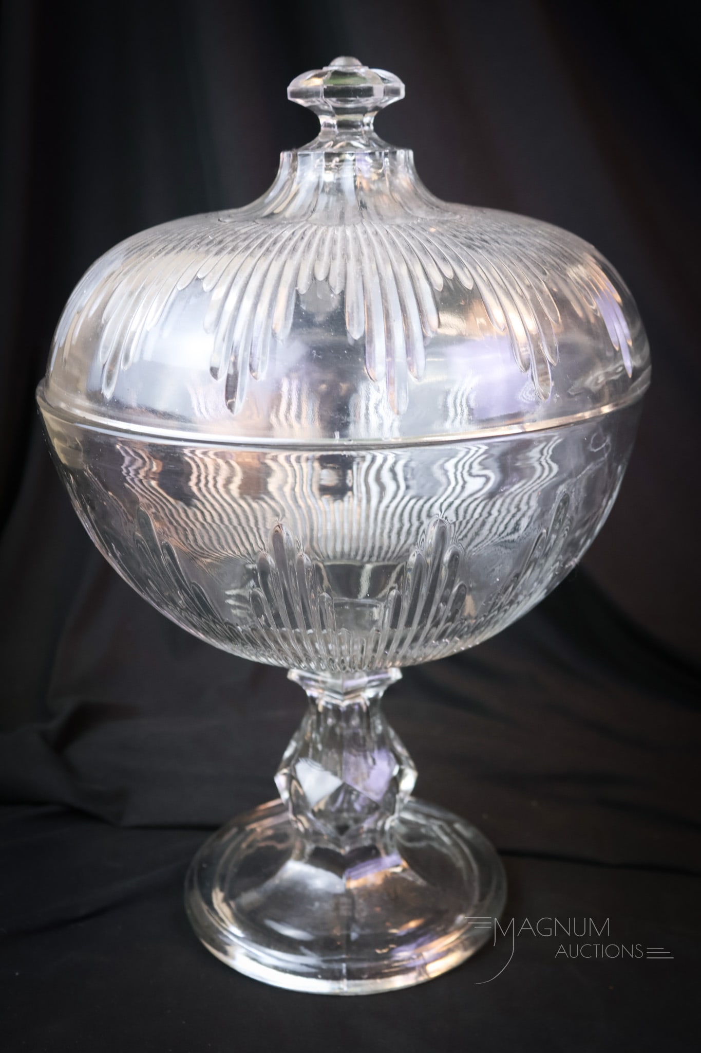 5 pc Lot EAPG Flint & More Pattern Glass - 8