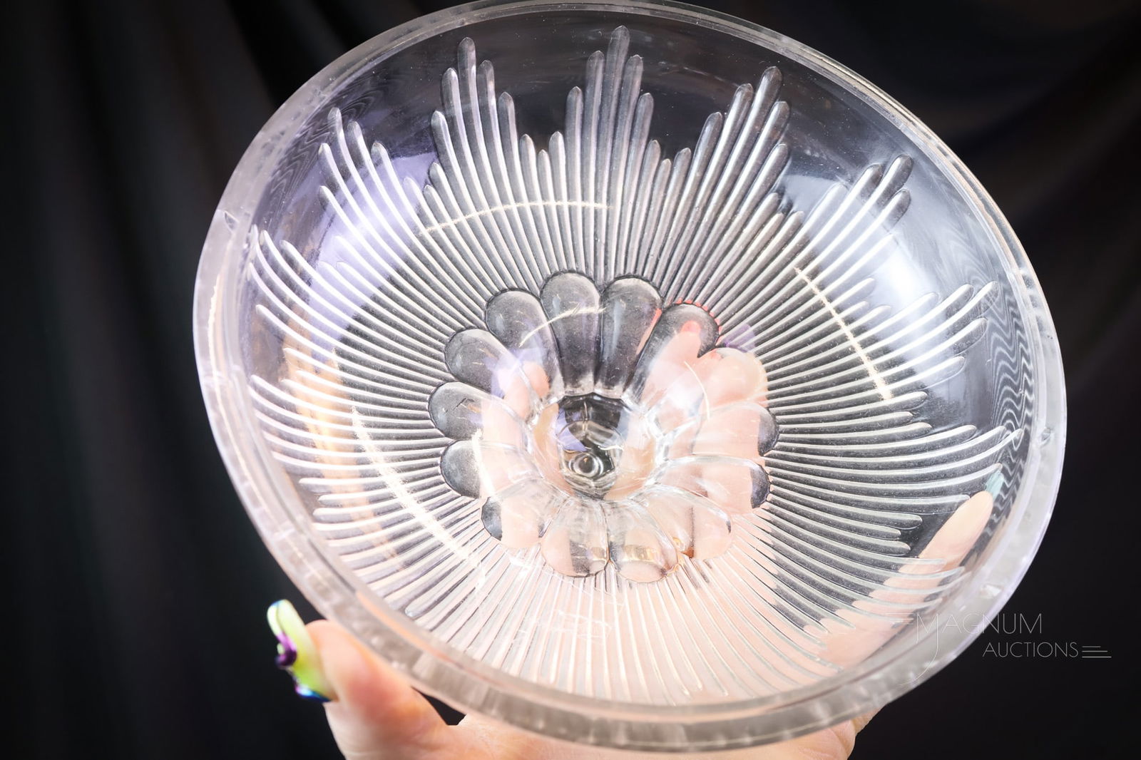 5 pc Lot EAPG Flint & More Pattern Glass - 9