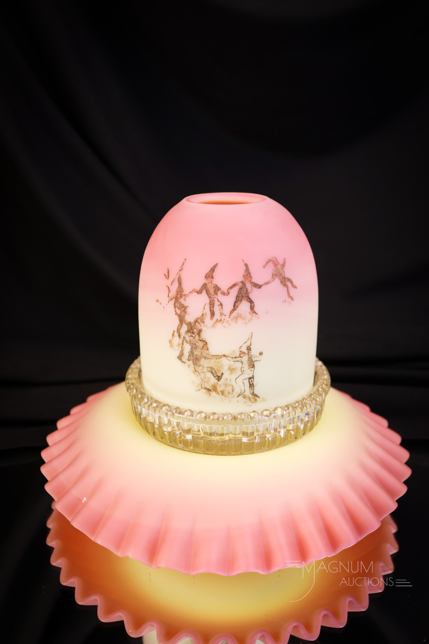 Rare Webb Burmese Palmer Cox Brownies Victorian Clarkes Fairy Lamp (1 of 12)