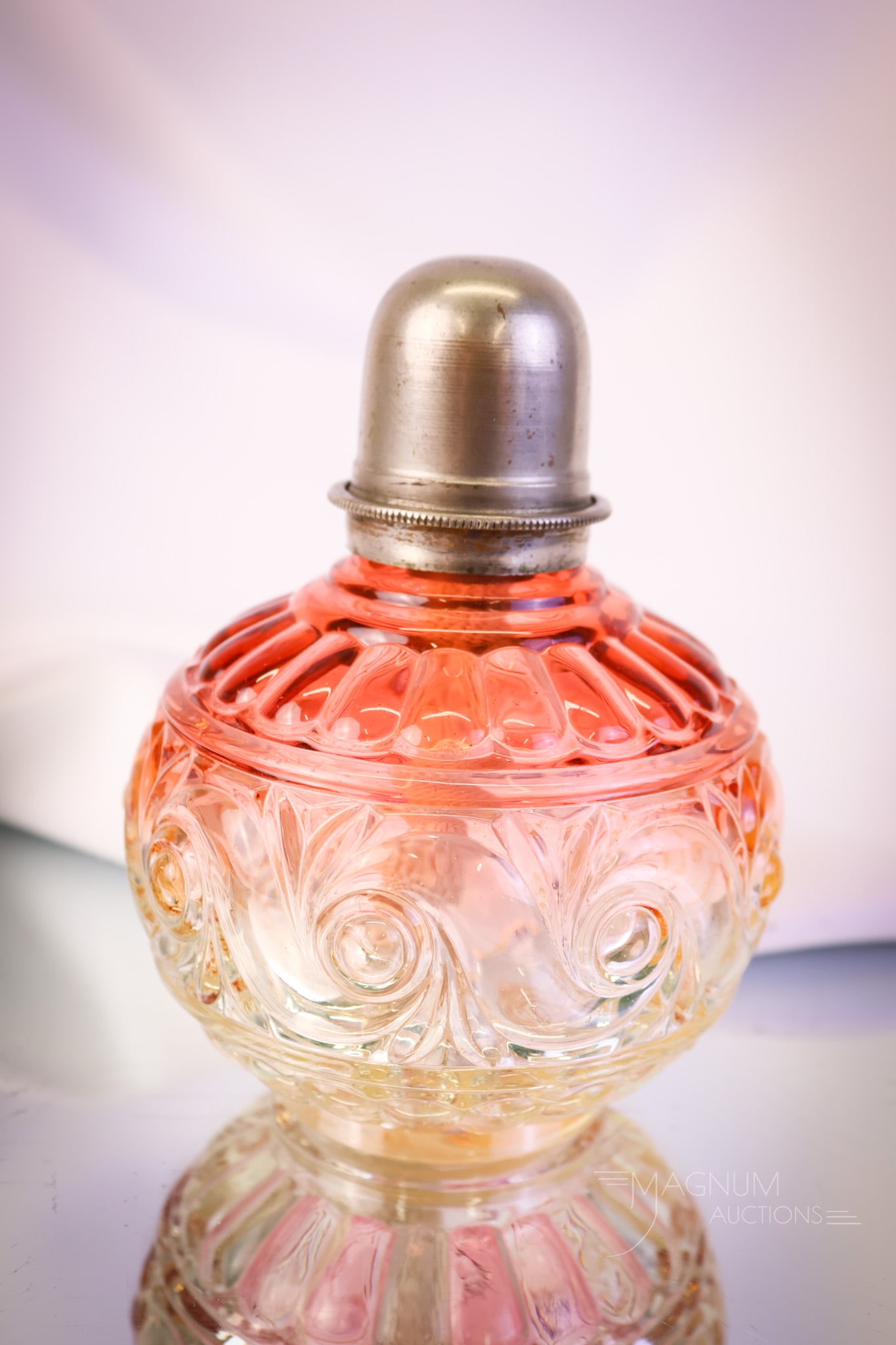 Baccarat Rose Tiente Glass Perfume Alcohol Lamp (1 of 8)
