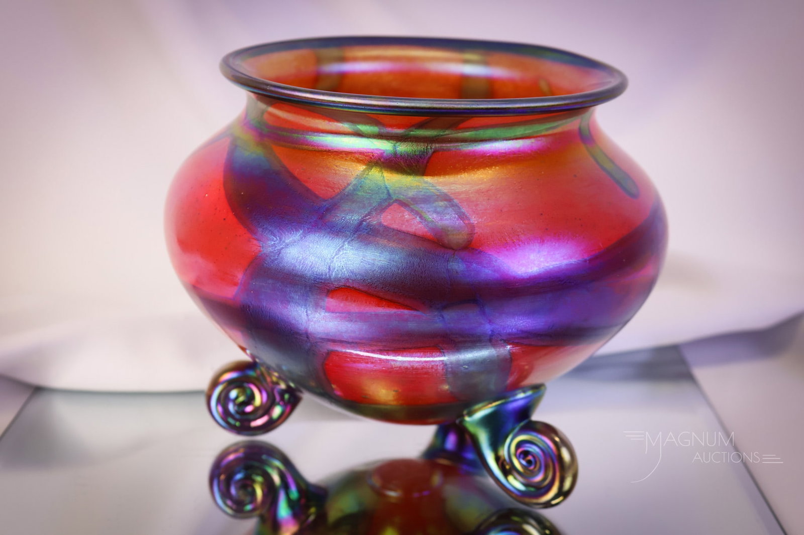 Contemporary Studio Art Glass Vase (1 of 6)