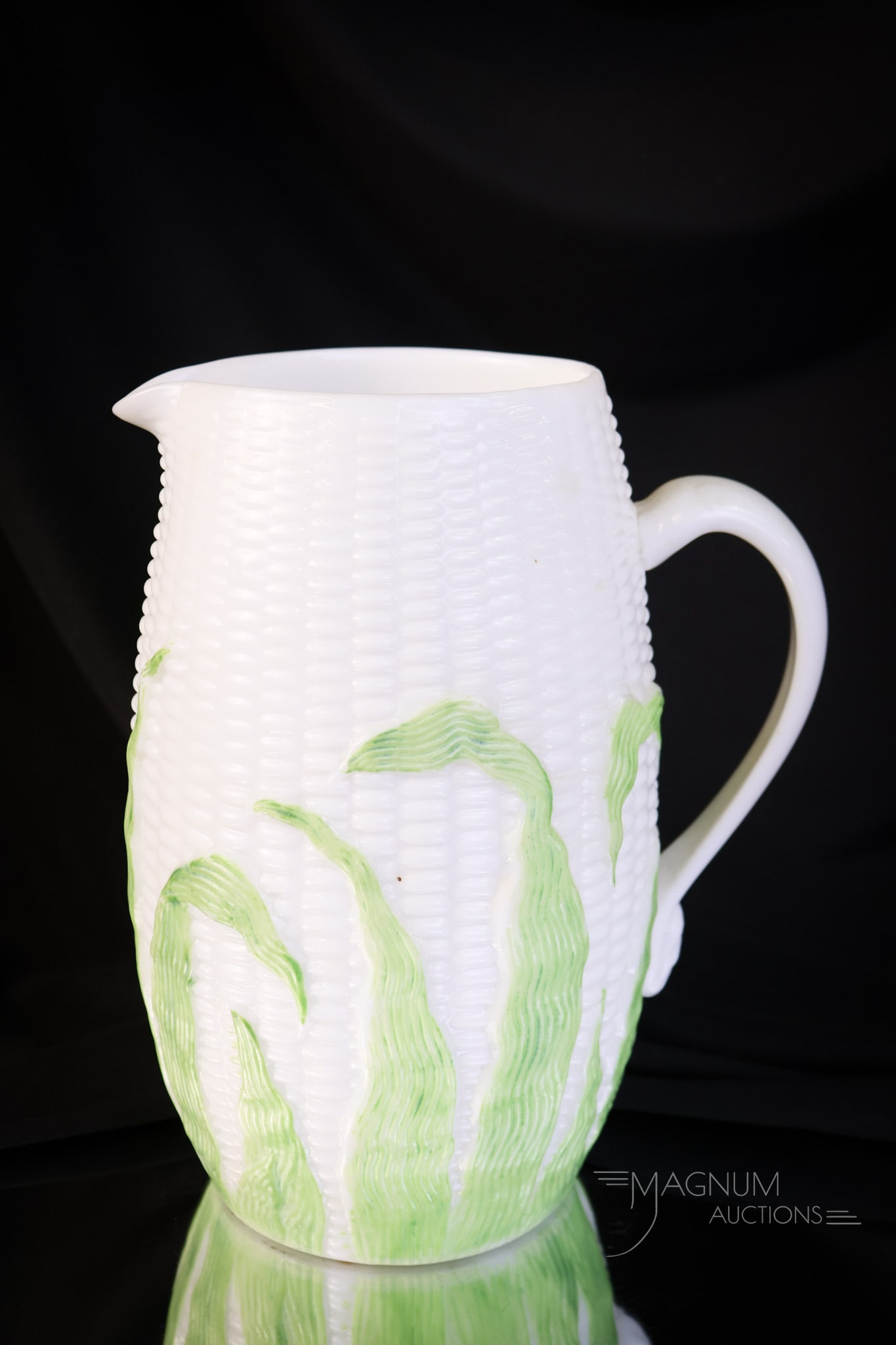 Libbey Maize Victorian Opal Glass Water Pitcher (1 of 8)