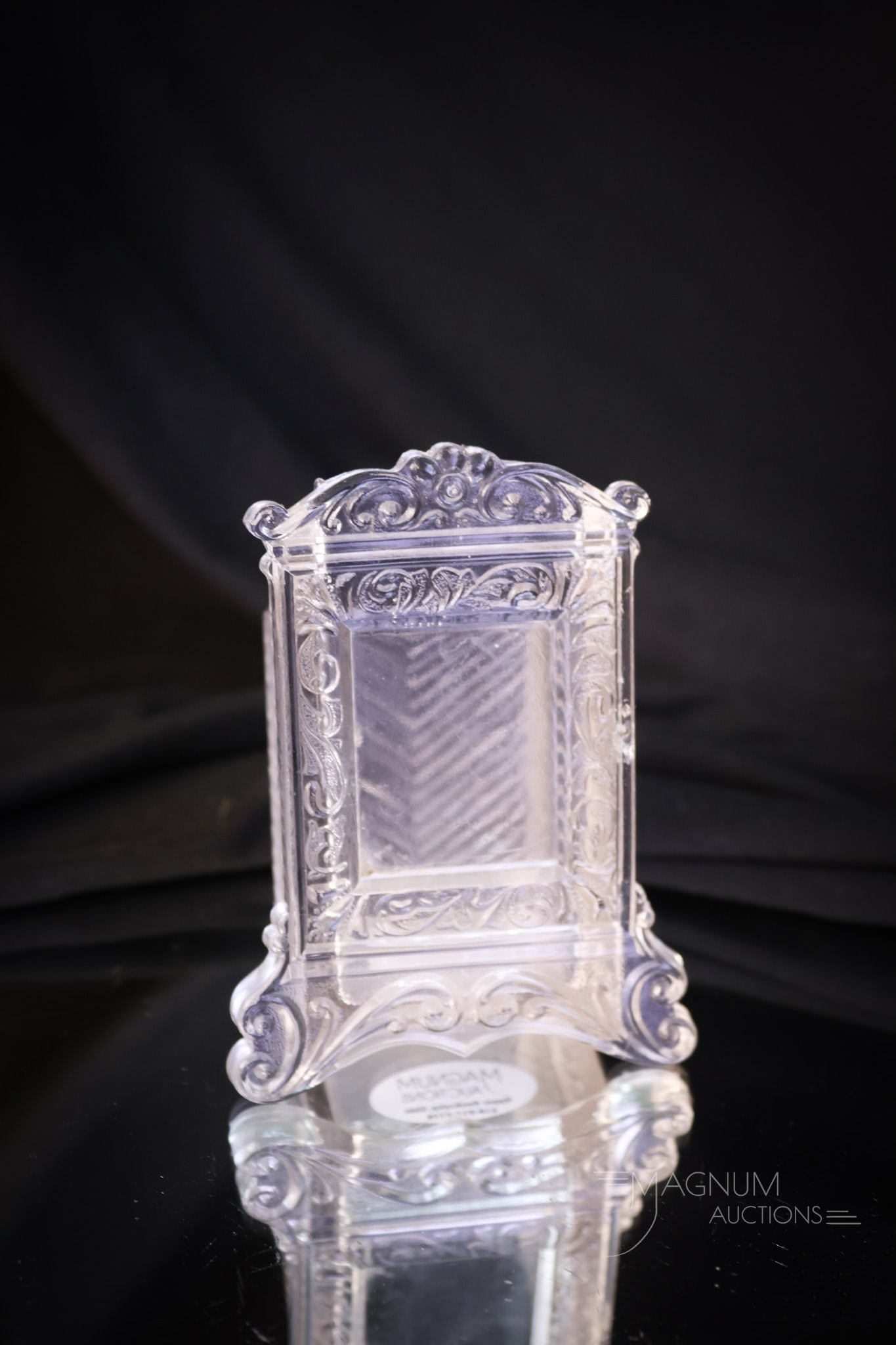 Scarce Greentown Clear Picture Frame Toothpick Holder (1 of 10)