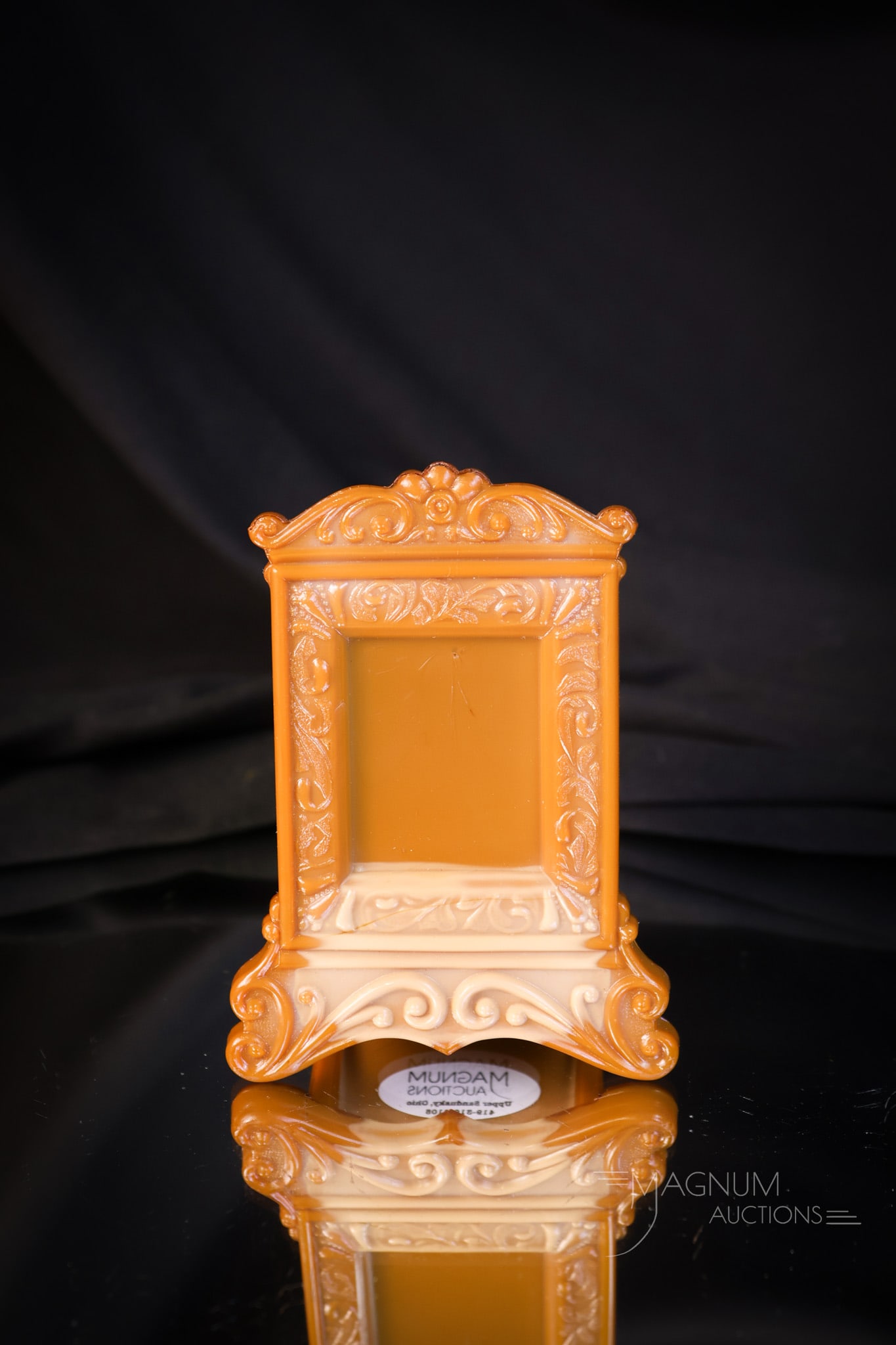 Scarce Greentown Picture Frame Victorian Glass Toothpick Holder (1 of 7)