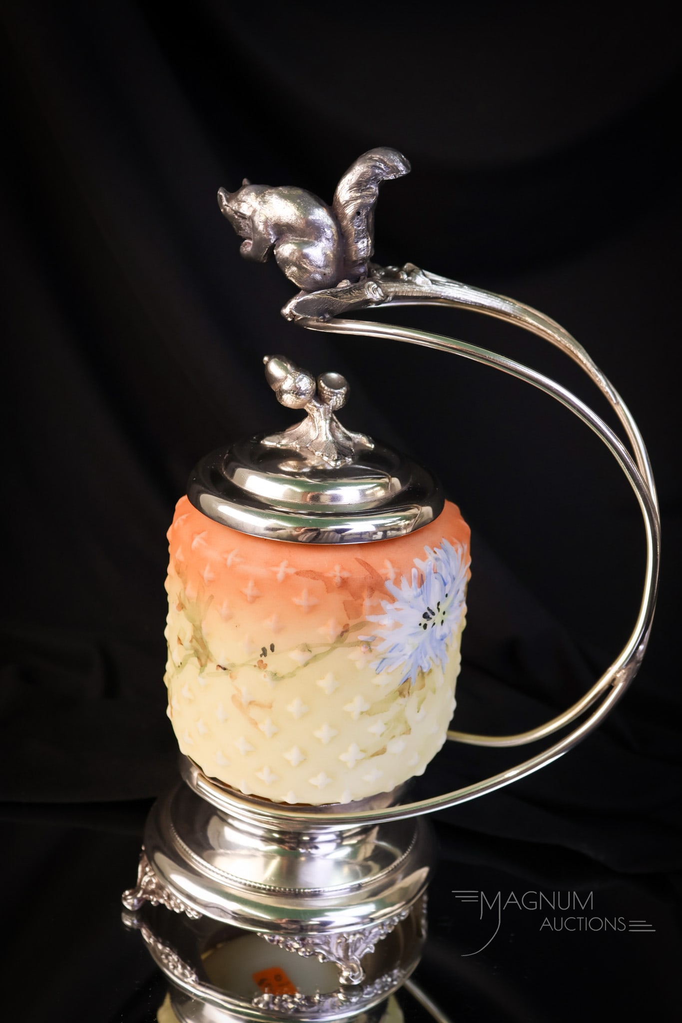 Apollo Silverplate Victorian Mt. Washington Crown Milano Pickle Castor - 4