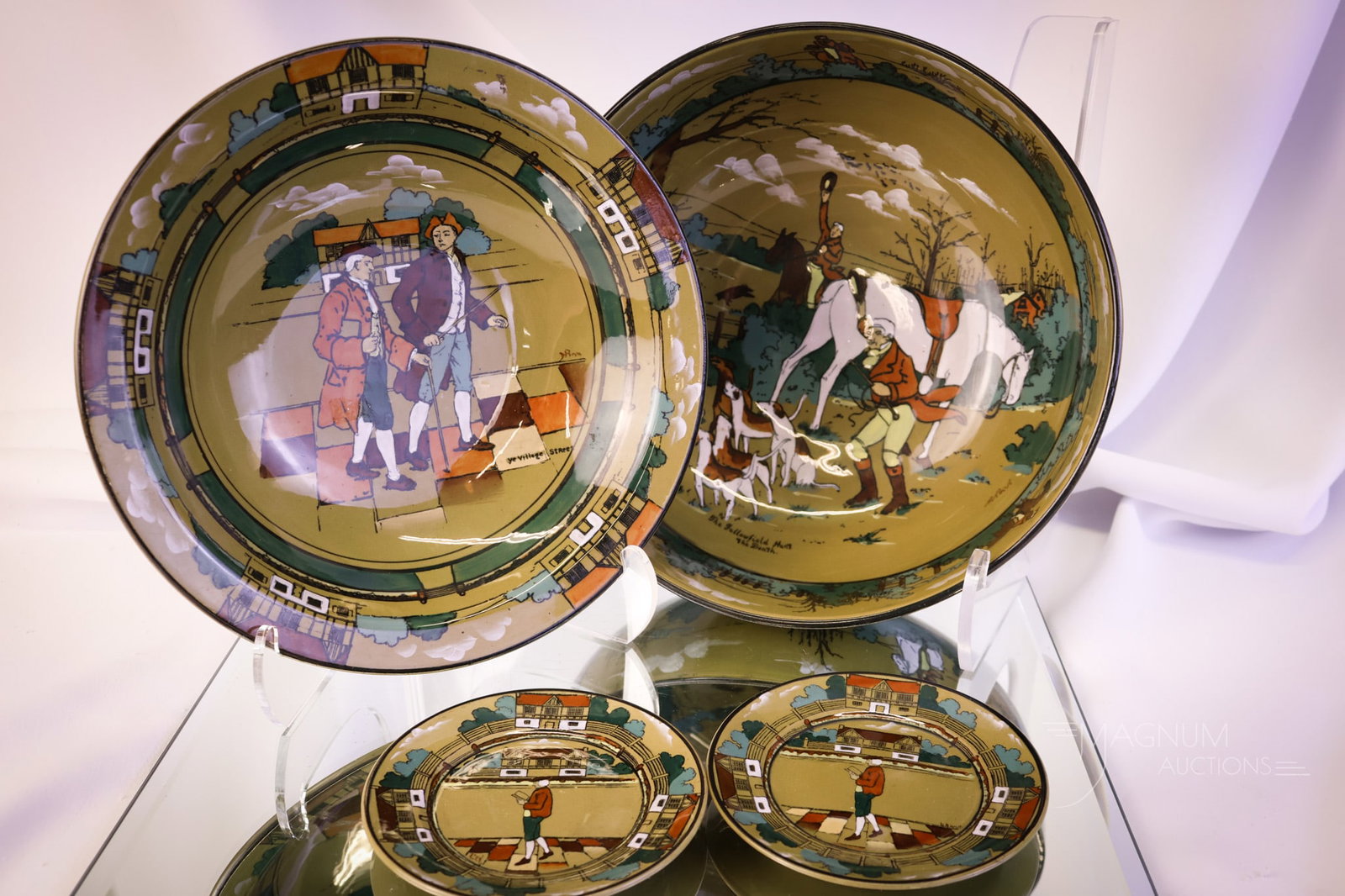 4 pc Lot Buffalo Deldare Pottery (1 of 10)