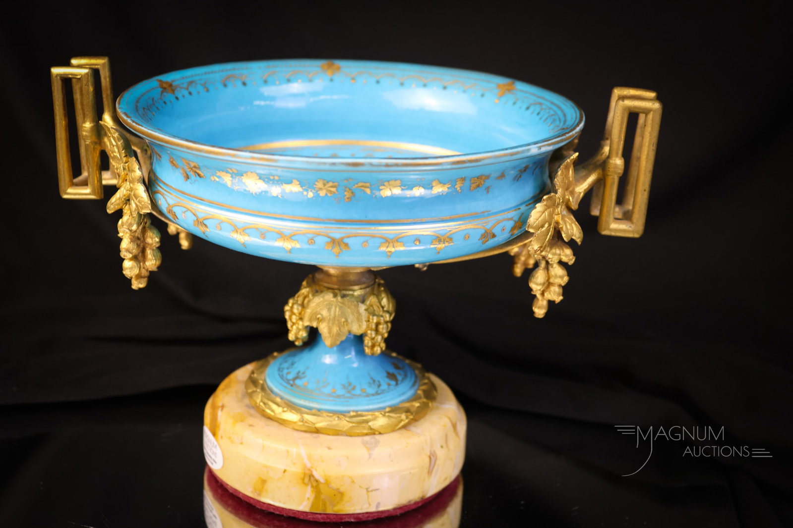2 pc Lot Sevres Ormolu Mounted Porcelain - 8