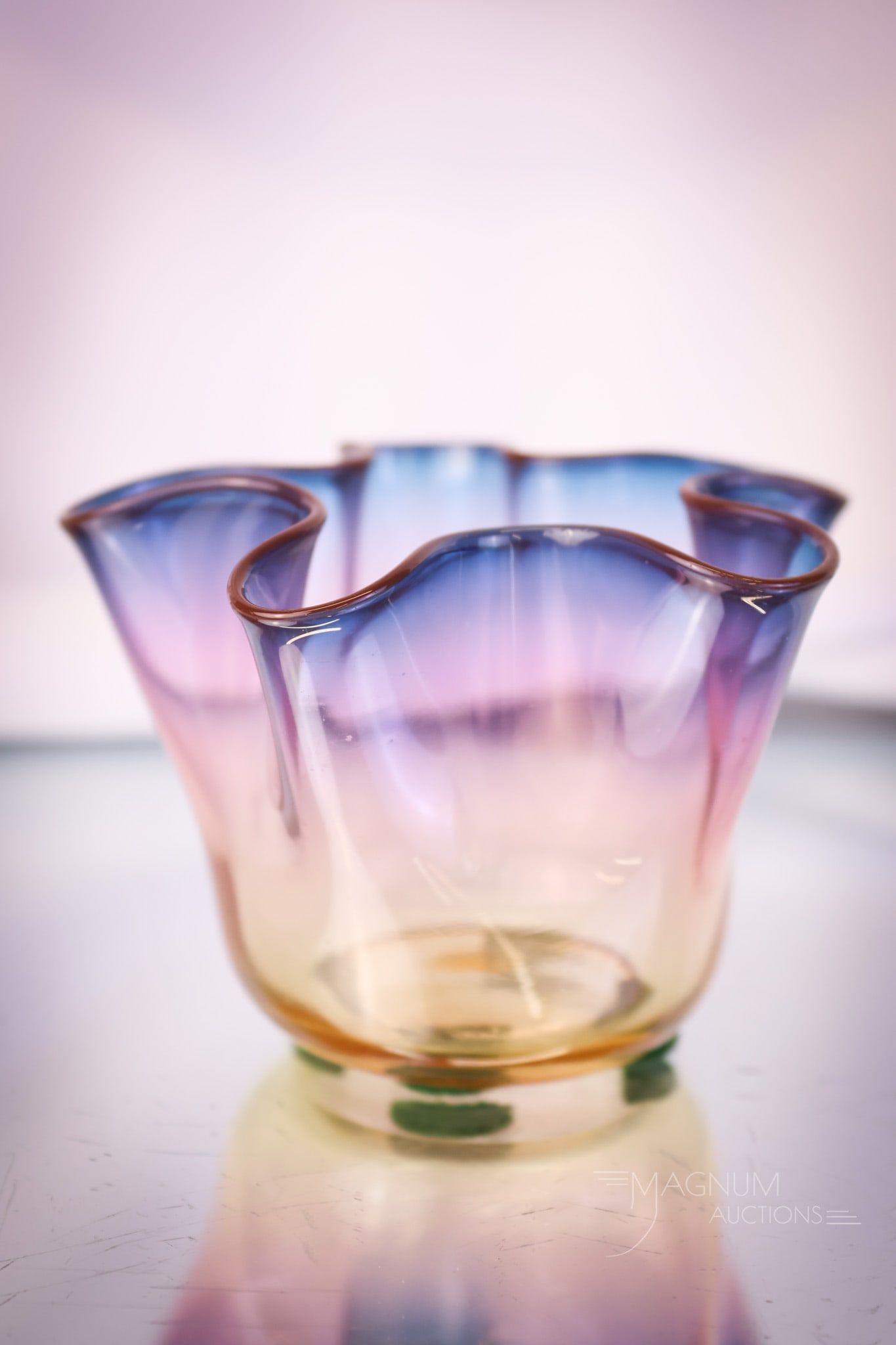 Webb Alexandrite Victorian Glass Toothpick Holder: A wonderful, richly colored Webb Alexandrite Victorian glass toothpick holder. This offering is sure to please. Are you lucky enough to own one? If not, bid until you do! This gem measures 2 1/4" tall