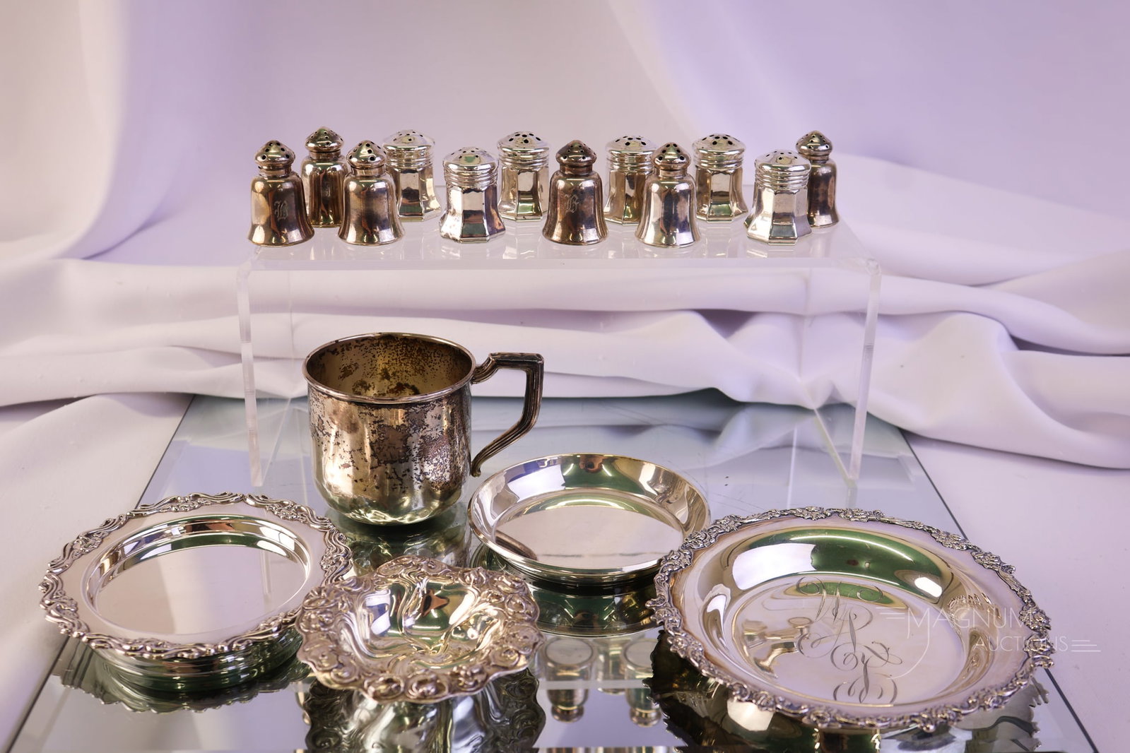 15 pc Lot Antique Sterling Silver 11.072 OZT (1 of 13)