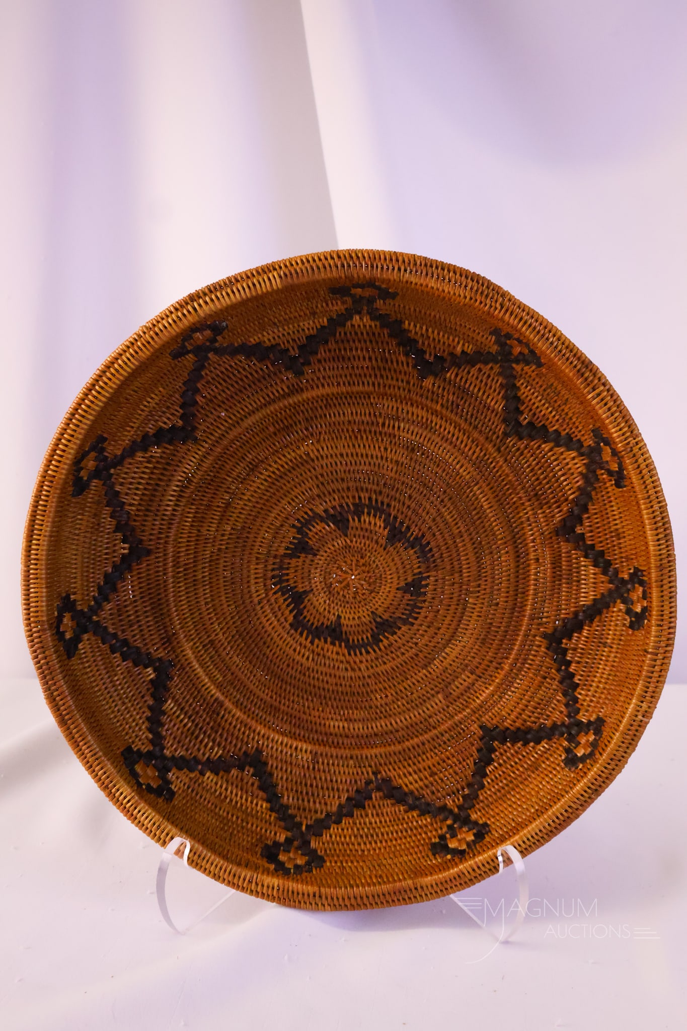 Native American Coiled Basket (1 of 5)