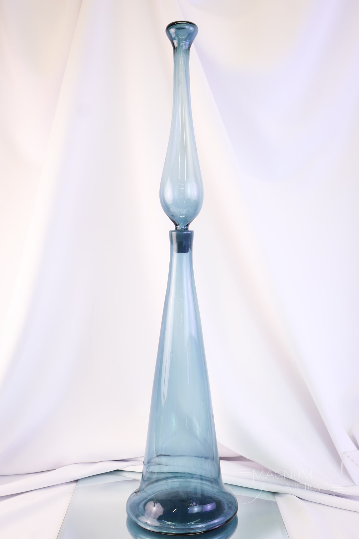 Monumental 29" Blenko #6029 Wayne Husted Genie Bottle Decanter (1 of 6)