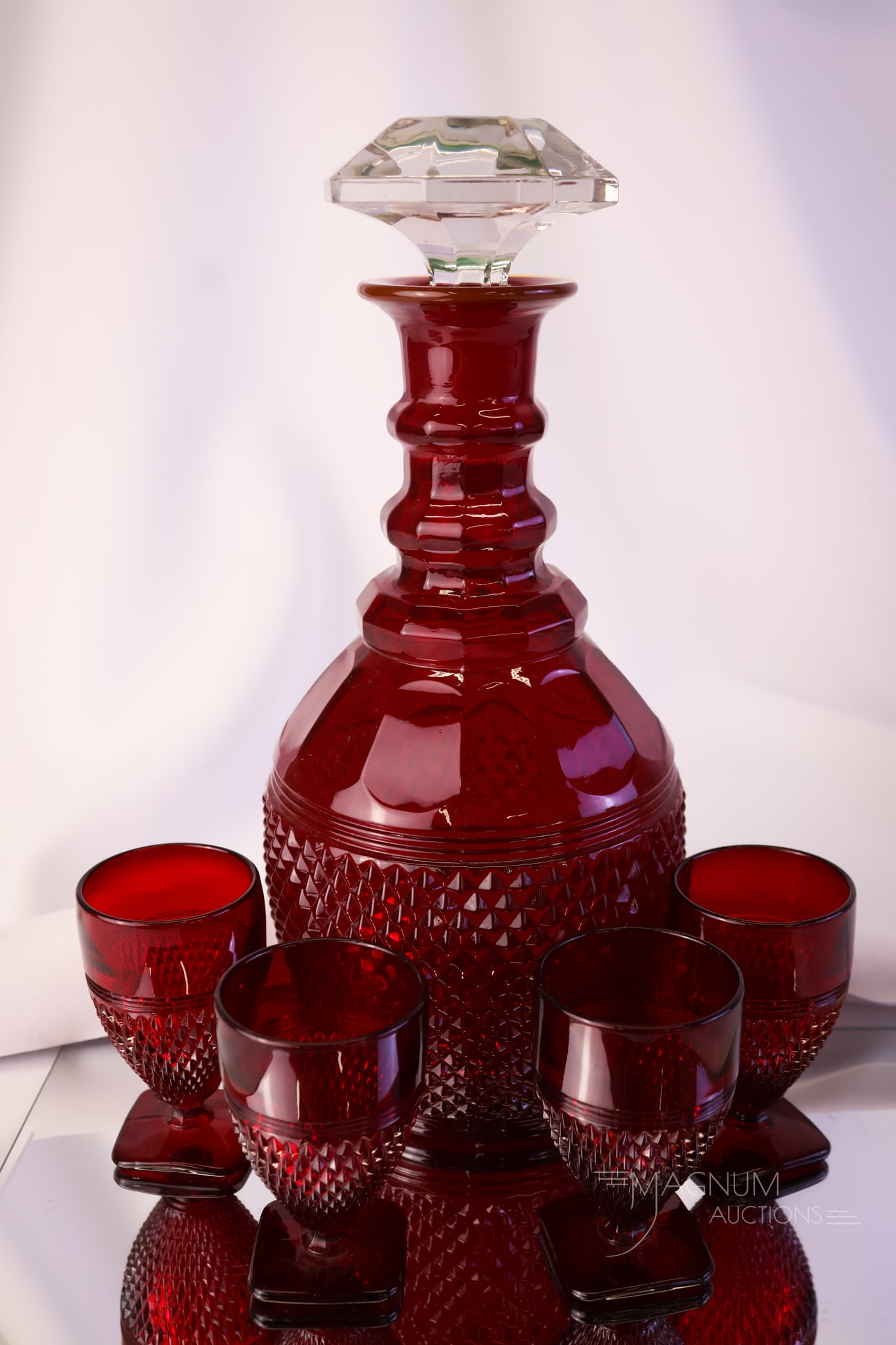 5 pc Set Cambridge Mt. Vernon Carmen Decanter Set (1 of 9)
