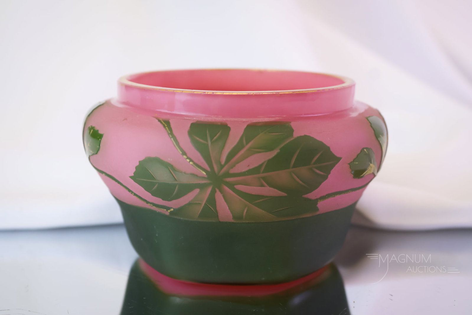 Attributed to Loetz Richard Cameo Art Glass Bowl (1 of 7)