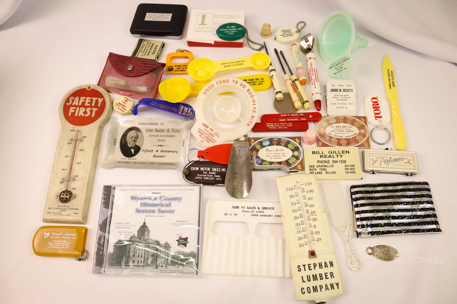 42 pc Lot Upper Sandusky, OH Advertising Collectibles (1 of 10)