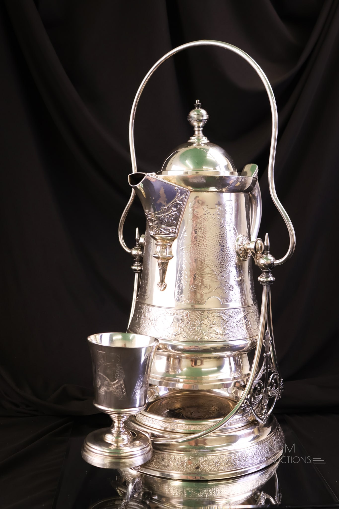 Derby Silverplate Victorian Tipler - 2
