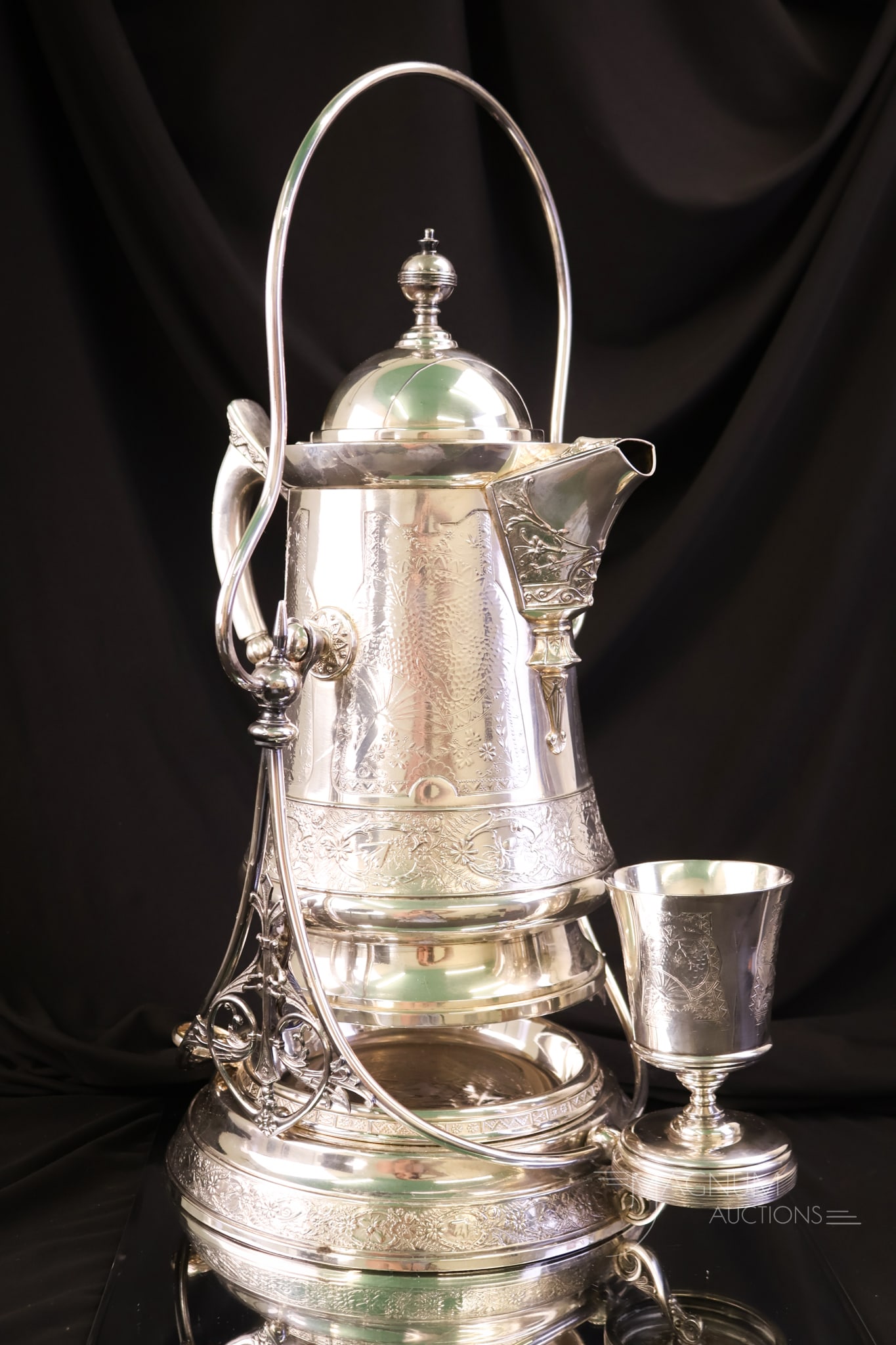 Derby Silverplate Victorian Tipler - 3