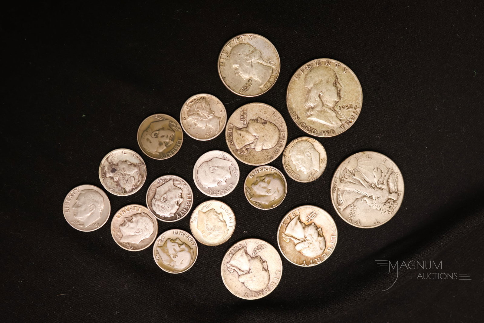 12 pc Lot Silver Coins 2.417 OZT (1 of 10)