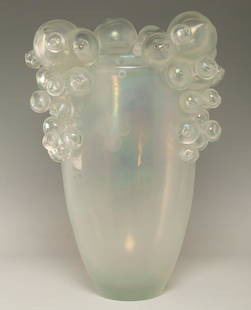 ANTONIO CAGIANELLI (Pisa, 1989) for: ANTONIO CAGIANELLI (Pisa, 1989) for ARCADE.Vase "Oxygene".Blown Murano glass. Maestro vetraio Andrea ZilioLimited edition of 33 units. 23/33.Signed and numbered.With Arcade seal.Measurements: 46 x 35