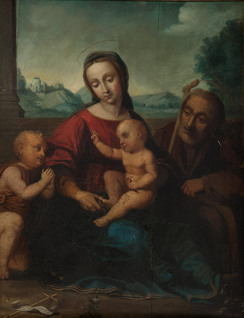 Spanish school of the 17th century. After RAFAEL (1 of 3)