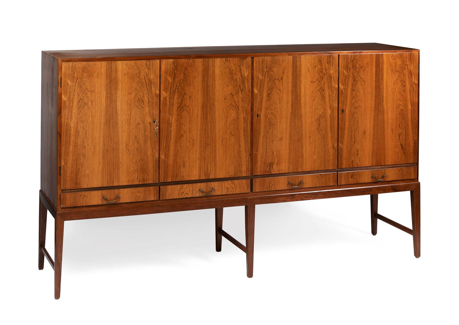 SEVERIN HANSEN (Denmark, 1887-1964).  Sideboard, 60s. (1 of 7)