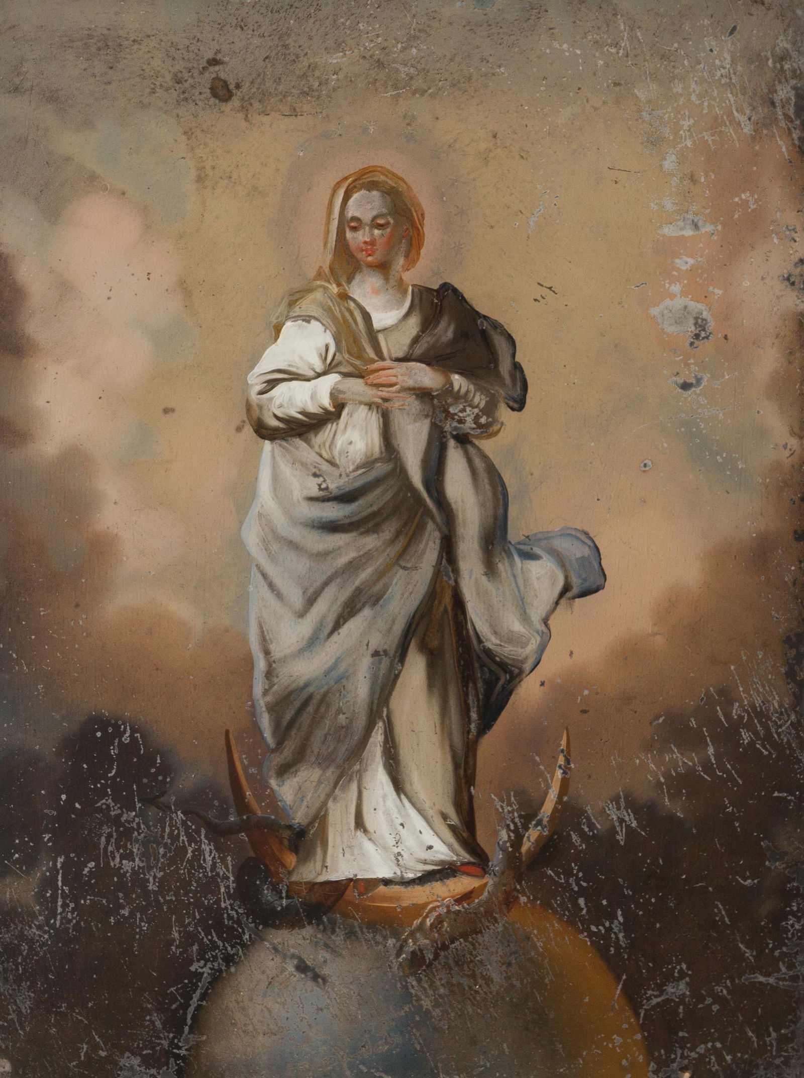 Spanish school end of XVIII century.  "Immaculate (1 of 4)