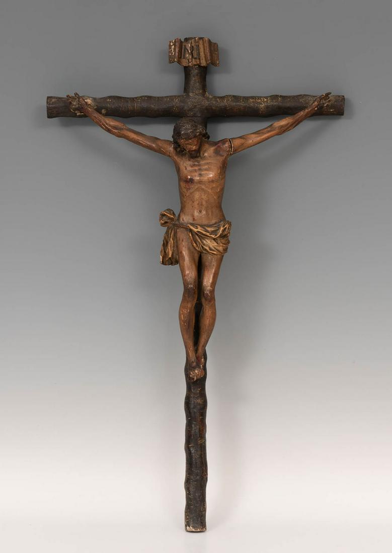 Andalusian school, ca. 1700.  Carved and polychrome (1 of 5)