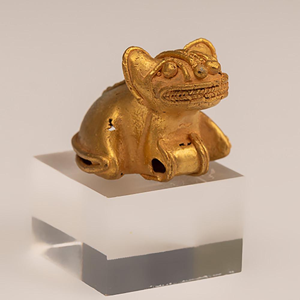 Tumbaga pendant-figure, Tayrona Indians, Colombia, (1 of 4)