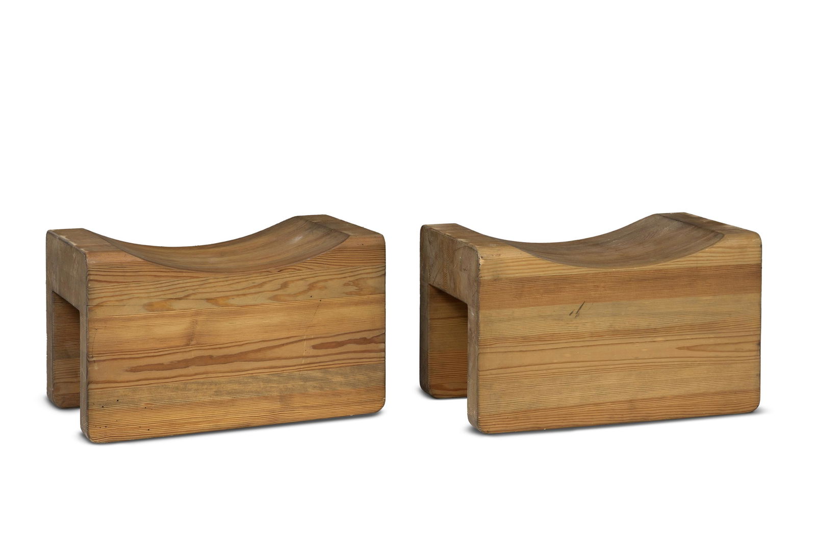 AXEL EINAR HJORTH (Sweden, 1888-1959).  Pair of (1 of 7)