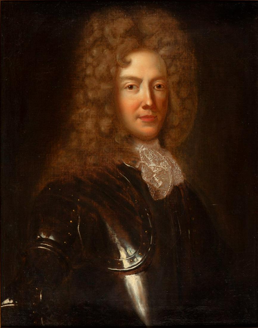 French school, ca. 1700. "Portrait of a gentleman". (1 of 4)