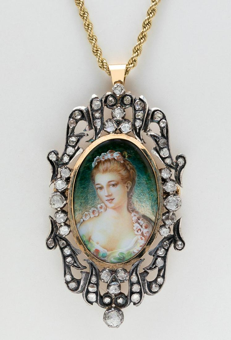 Elizabethan brooch-pendant, 19th century. (1 of 3)
