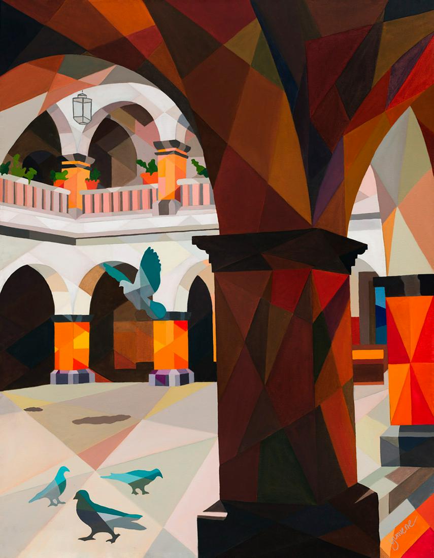 YUNUENE (Mexico City, 1975). "La paloma". Urban Series (1 of 4)