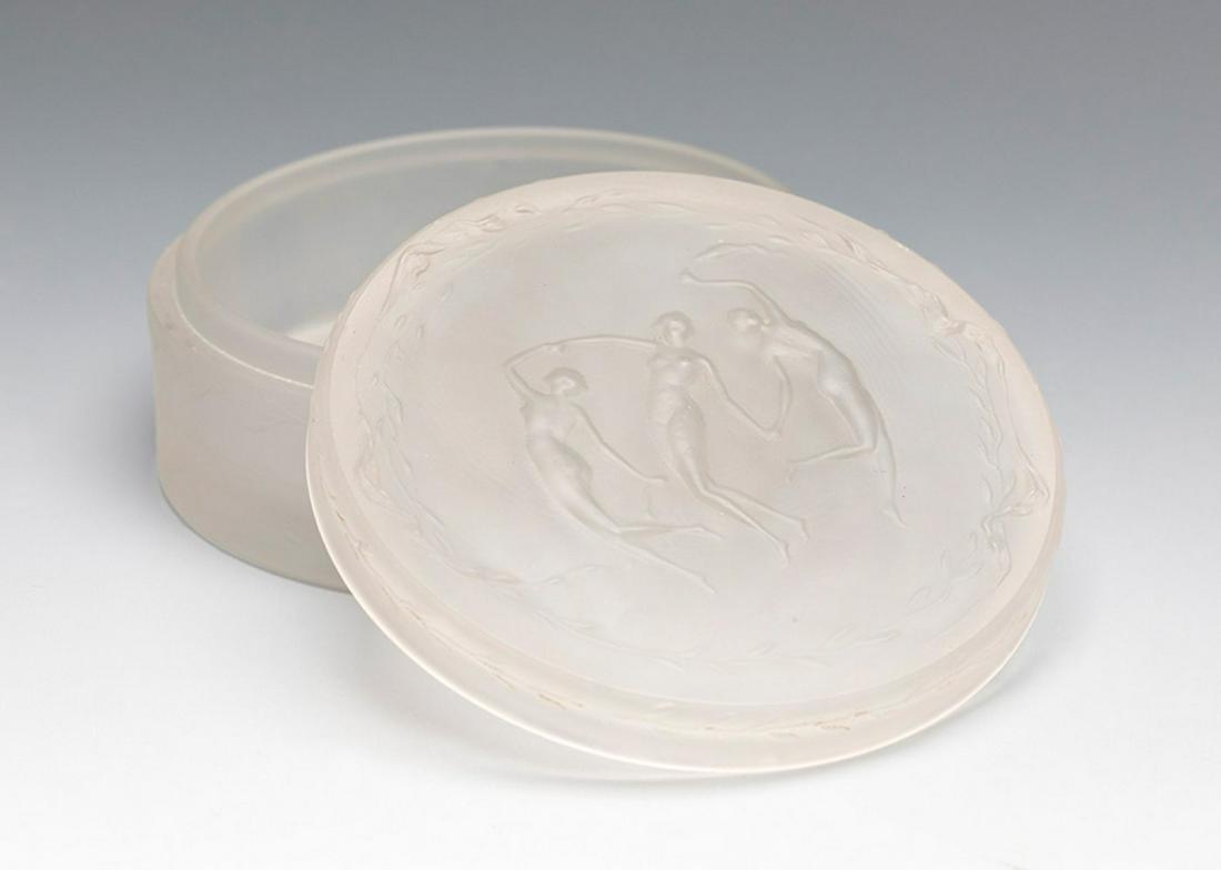 RENÃ‰ LALIQUE (Ay, France, 1860- Paris, 1945). Box "Trois Figurines". For D'Orsay, ca. 1915. In (1 of 4)