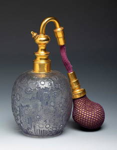 RENÃ‰ LALIQUE (Ay, France, 1860 - Paris, 1945). Atomiser-Perfumer, "Marcas et Bardel-7". ca. 1935.