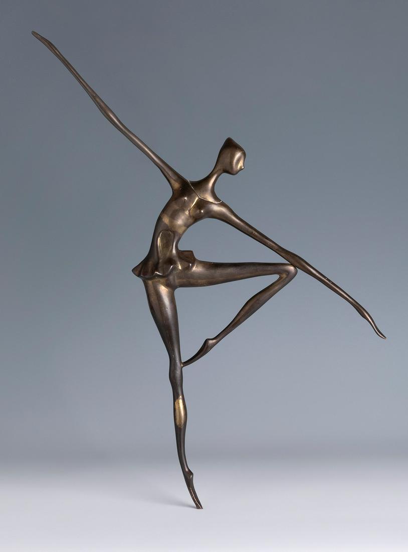 Spanish school, 20th century. Following models of KARL HAGENAUER (1898â€“1956) "Ballerina". Bronze. (1 of 3)