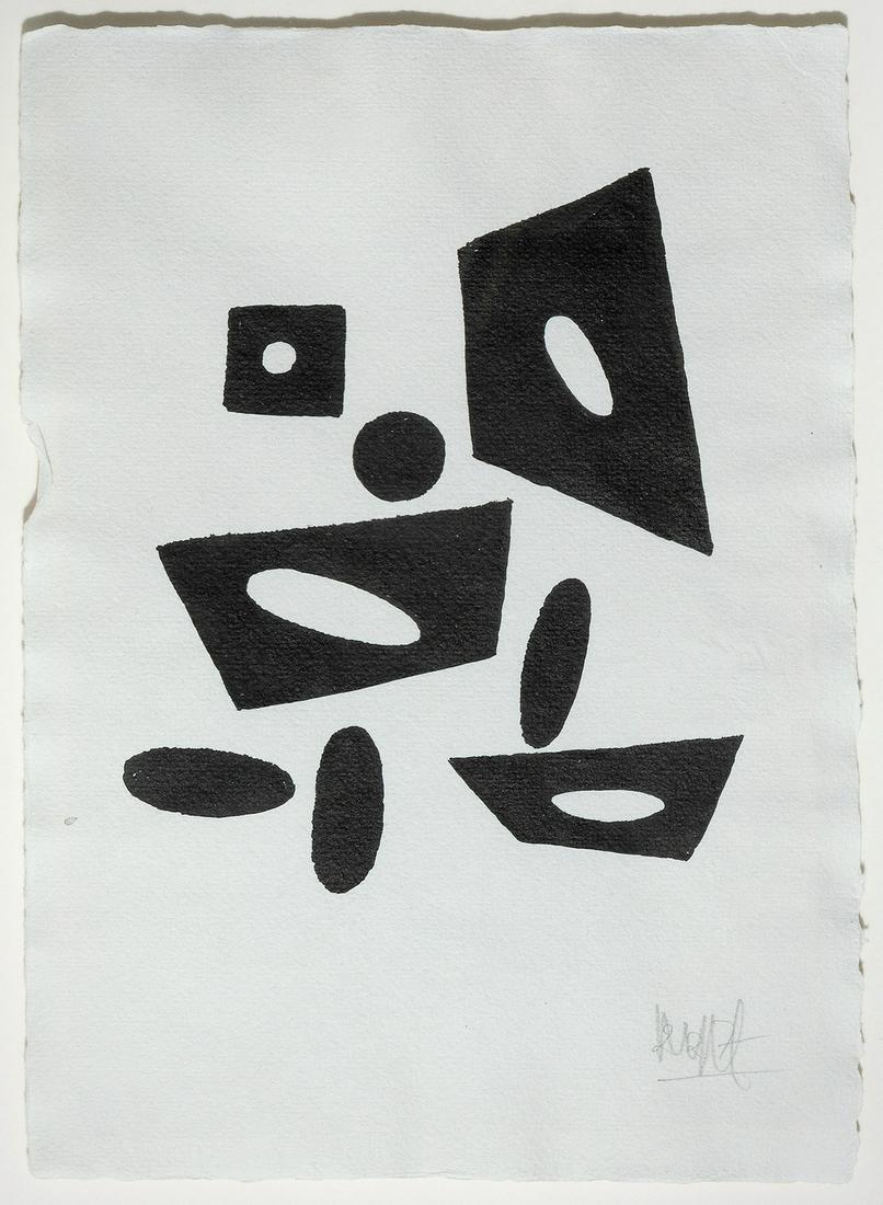 MIGUEL ÃNGEL CAMPANO (Madrid, 1948 - 2018). "Untitled", 1994. Ink on paper. Signed in the lower: MIGUEL ÃNGEL CAMPANO (Madrid, 1948 - 2018). "Untitled", 1994. Ink on paper. Signed in the lower right corner. It has a label from the Miguel Marcos gallery in Zaragoza, on the back. Measurements: 26